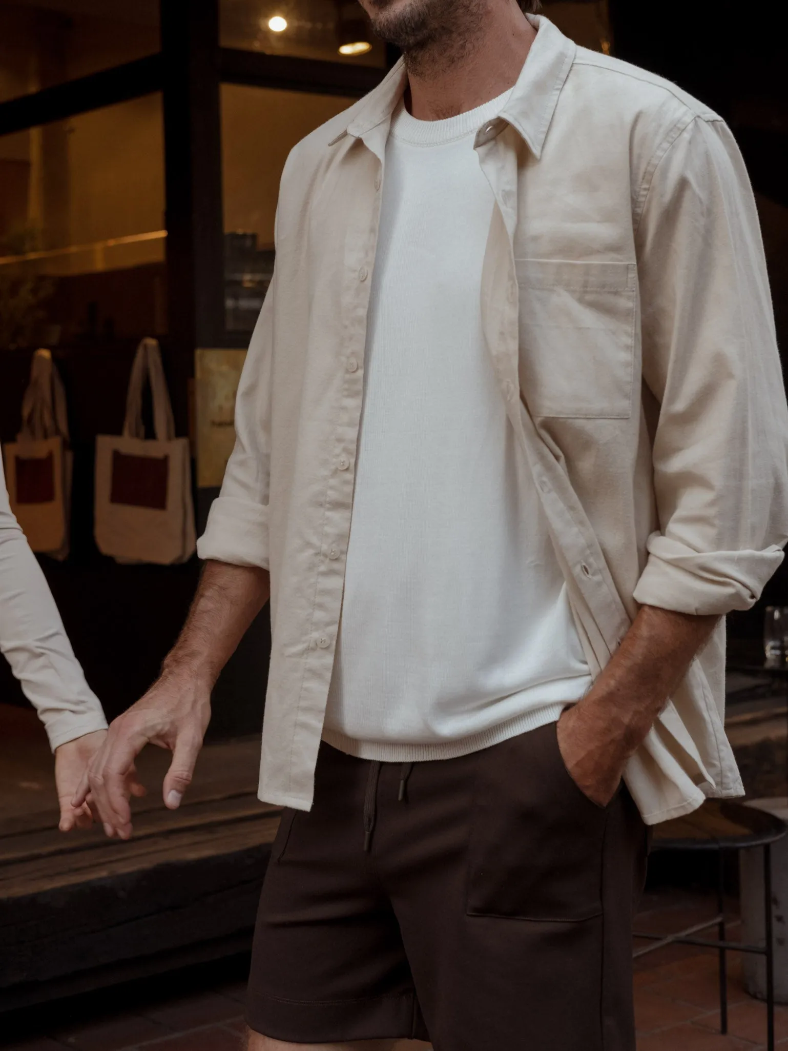 MEN CLASSY SHIRT - SAND