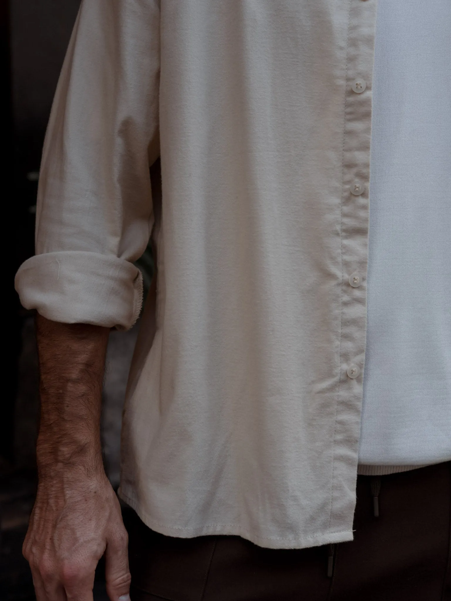 MEN CLASSY SHIRT - SAND