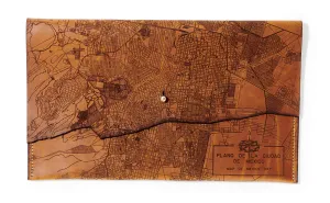 Mexico City Map Clutch