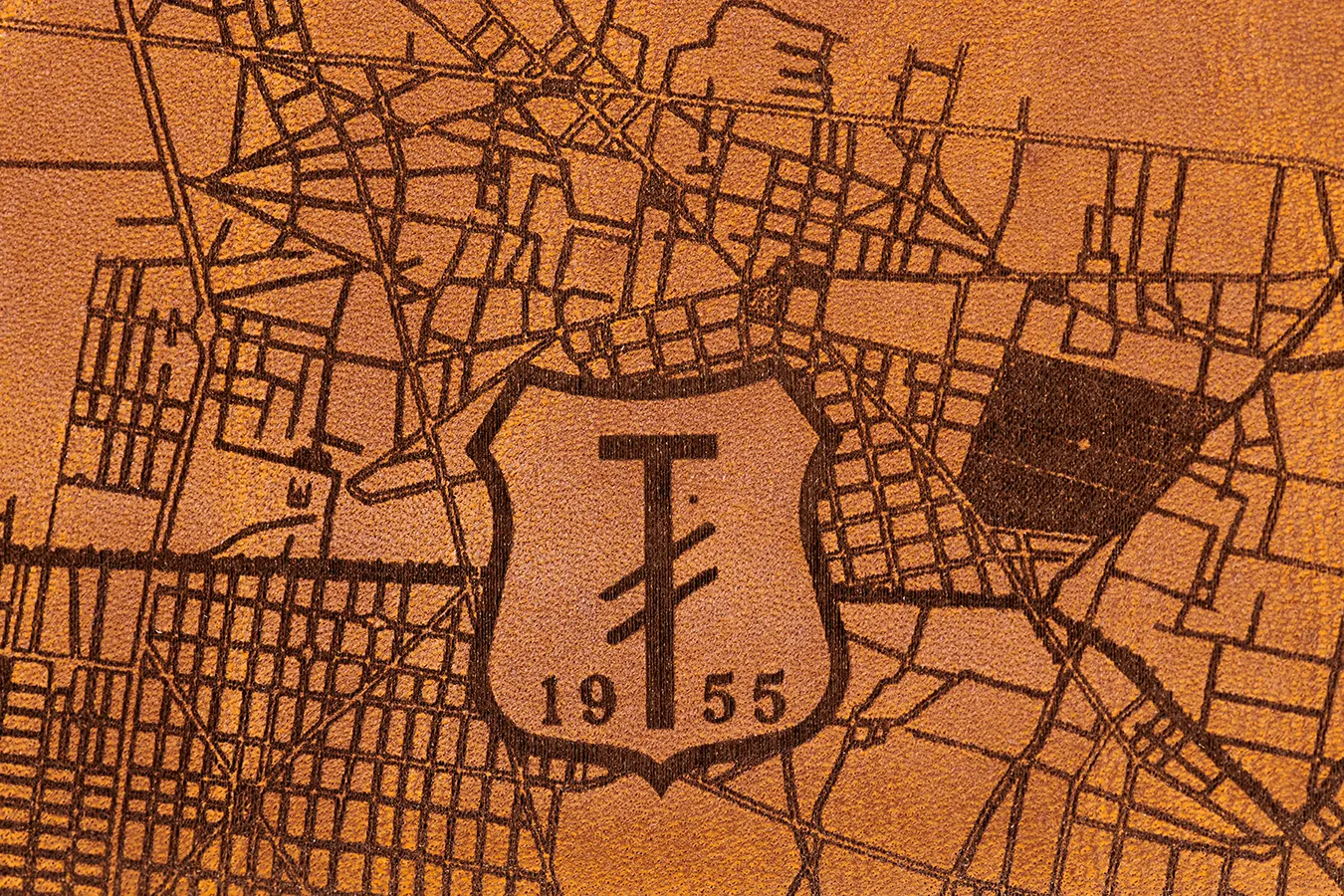 Mexico City Map Clutch