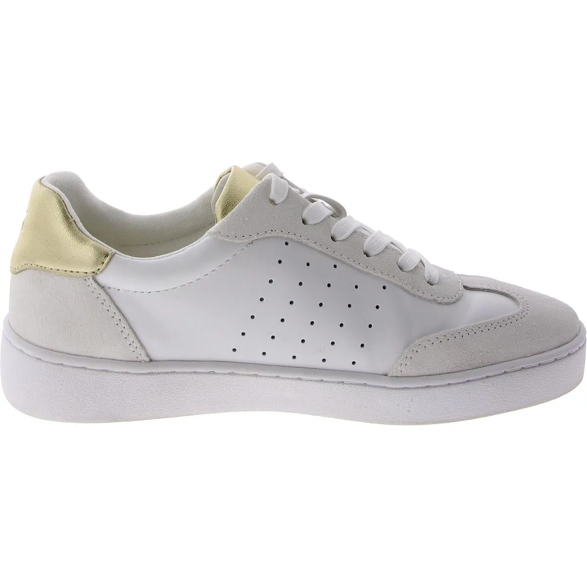 MICHAEL Michael Kors Womens Scotty Lace Up Leather Casual And Fashion Sneakers