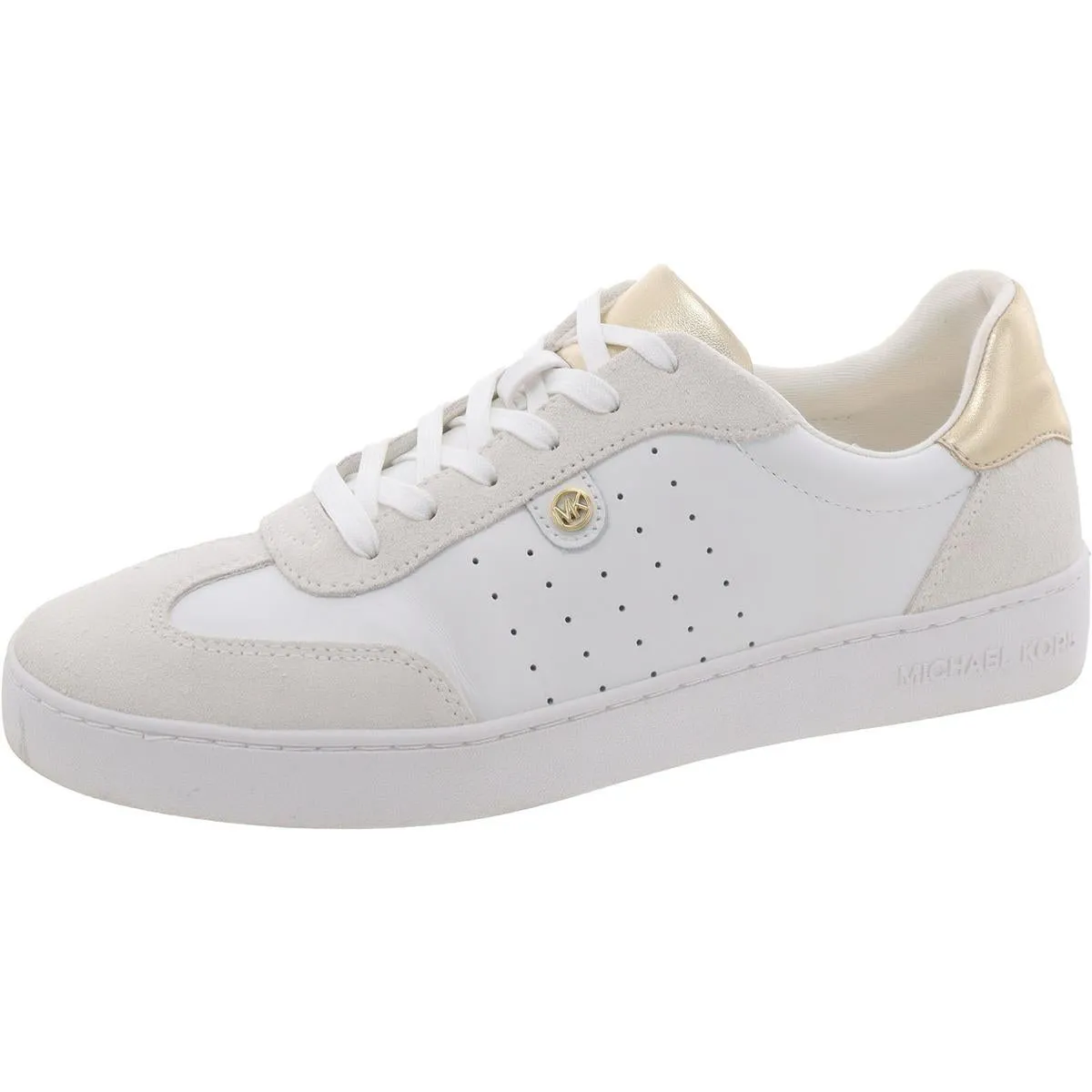 MICHAEL Michael Kors Womens Scotty Lace Up Leather Casual And Fashion Sneakers