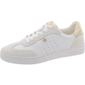 MICHAEL Michael Kors Womens Scotty Lace Up Leather Casual And Fashion Sneakers