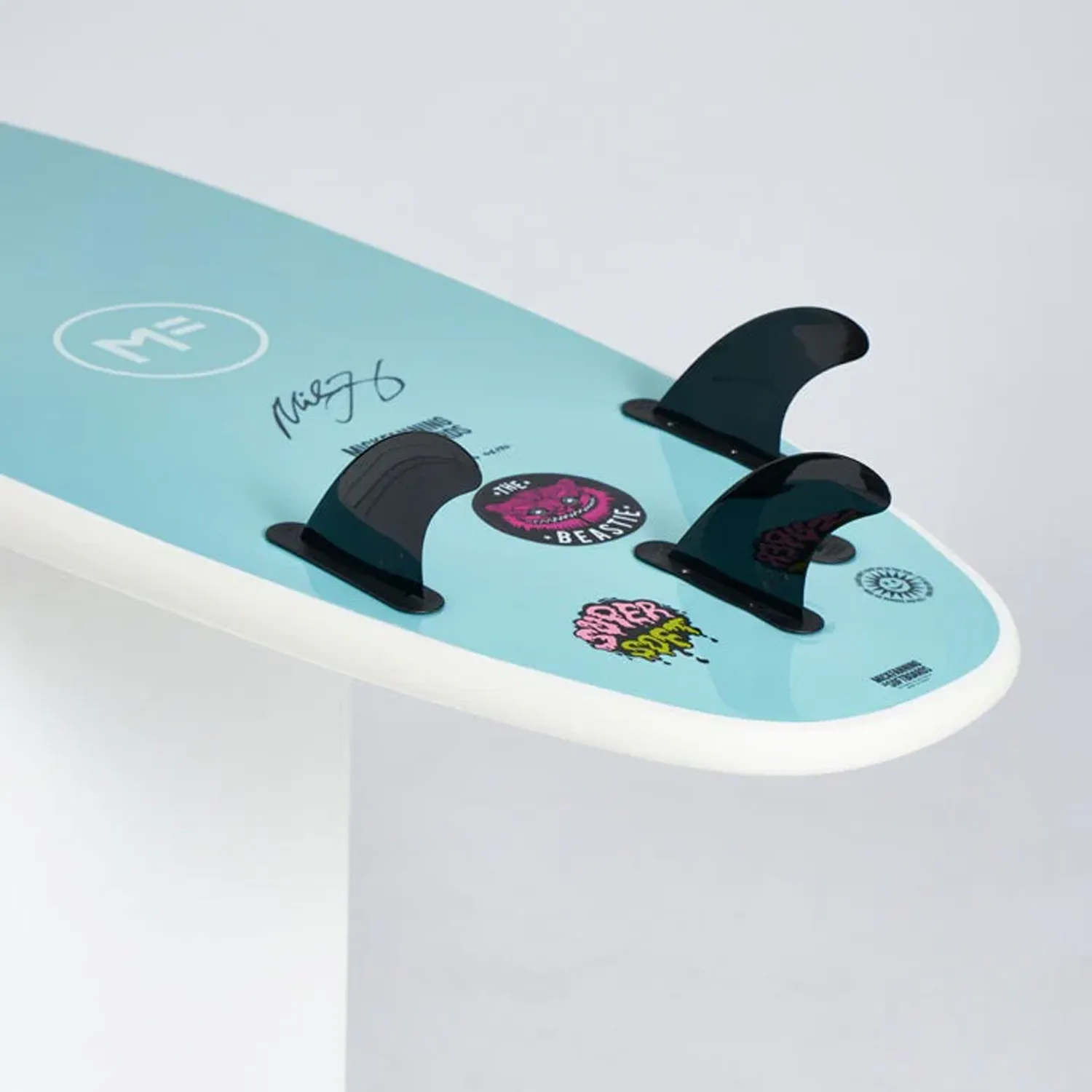 MICK FANNING BEASTIE 7'6" SUPERSOFT 57.51L - WHITE/TEAL