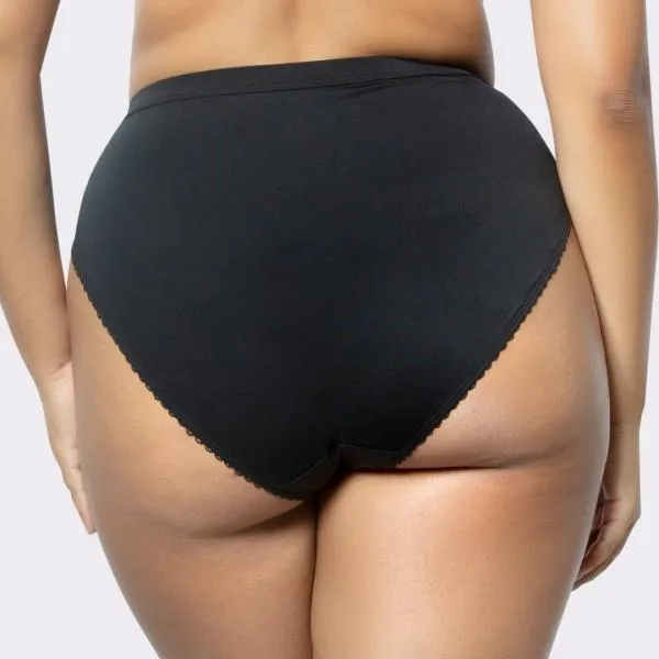 Micro Dressy French Cut Panty - Black -