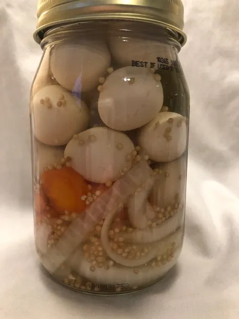 Mild Pickled Quail Eggs