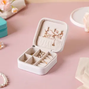 Mini Jewellery Storage Box White