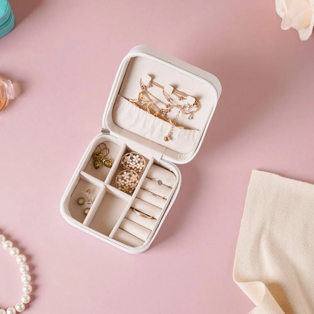 Mini Jewellery Storage Box White
