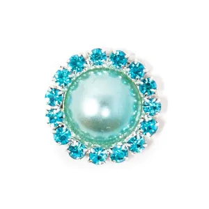 Mini Rhinestone Pearls