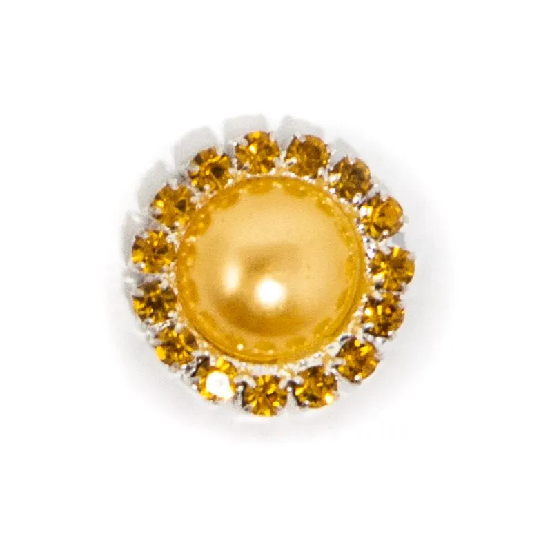 Mini Rhinestone Pearls