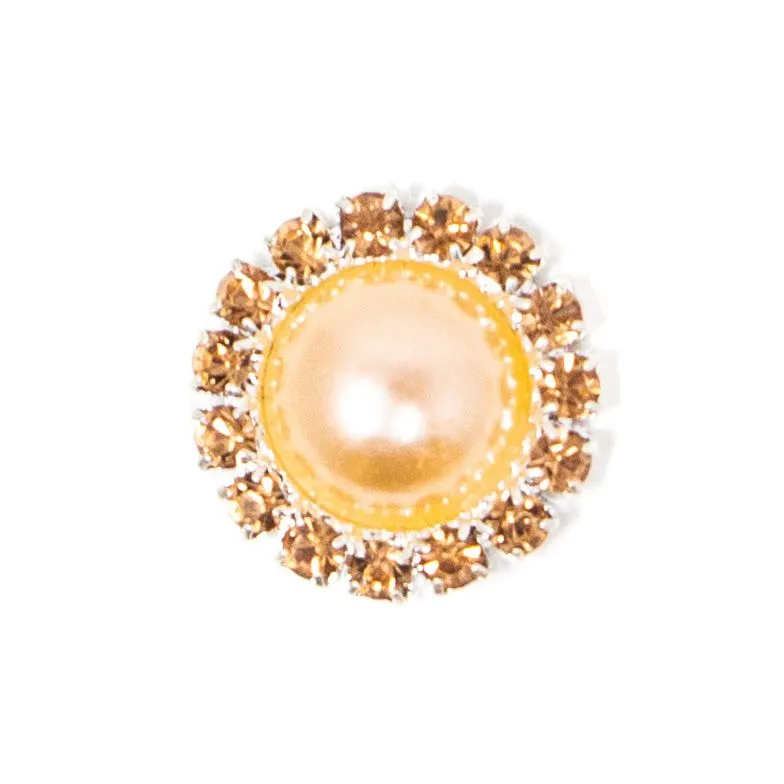 Mini Rhinestone Pearls