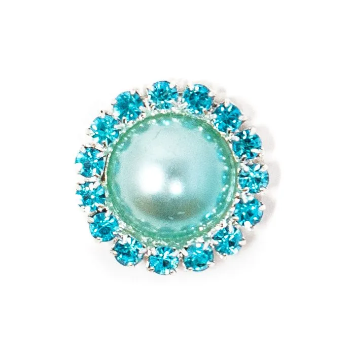 Mini Rhinestone Pearls