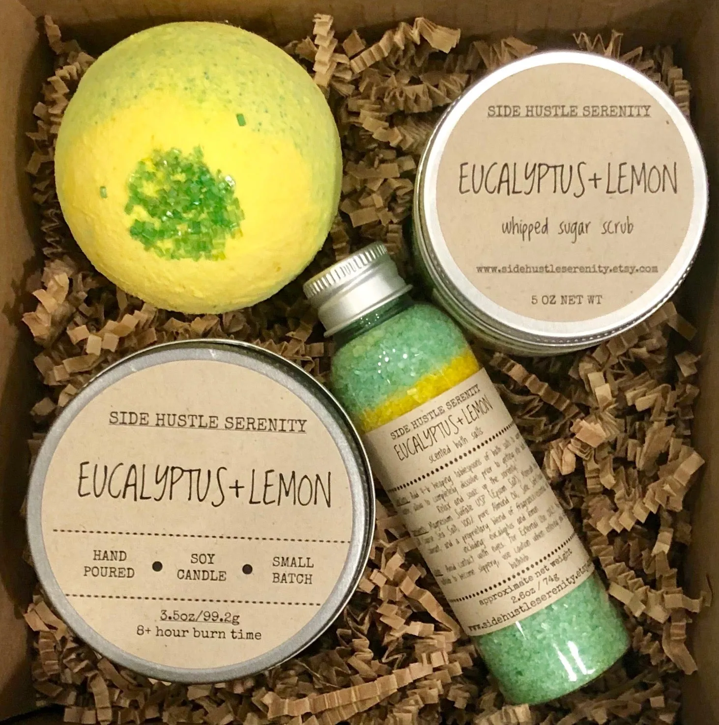 Mini Spa Gift Set | Eucalyptus   Lemon