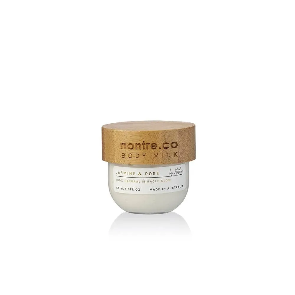 Miracle Glow Face & Body Milk 50mL, Natural Jasmine & Rose