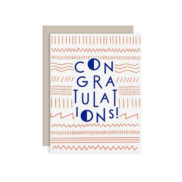 Modern Congrats Card