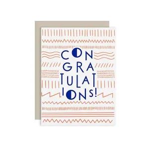 Modern Congrats Card