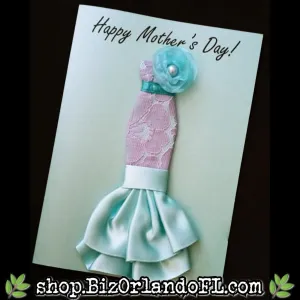 MOTHER'S DAY: Handmade Greeting Card by Local Artisan