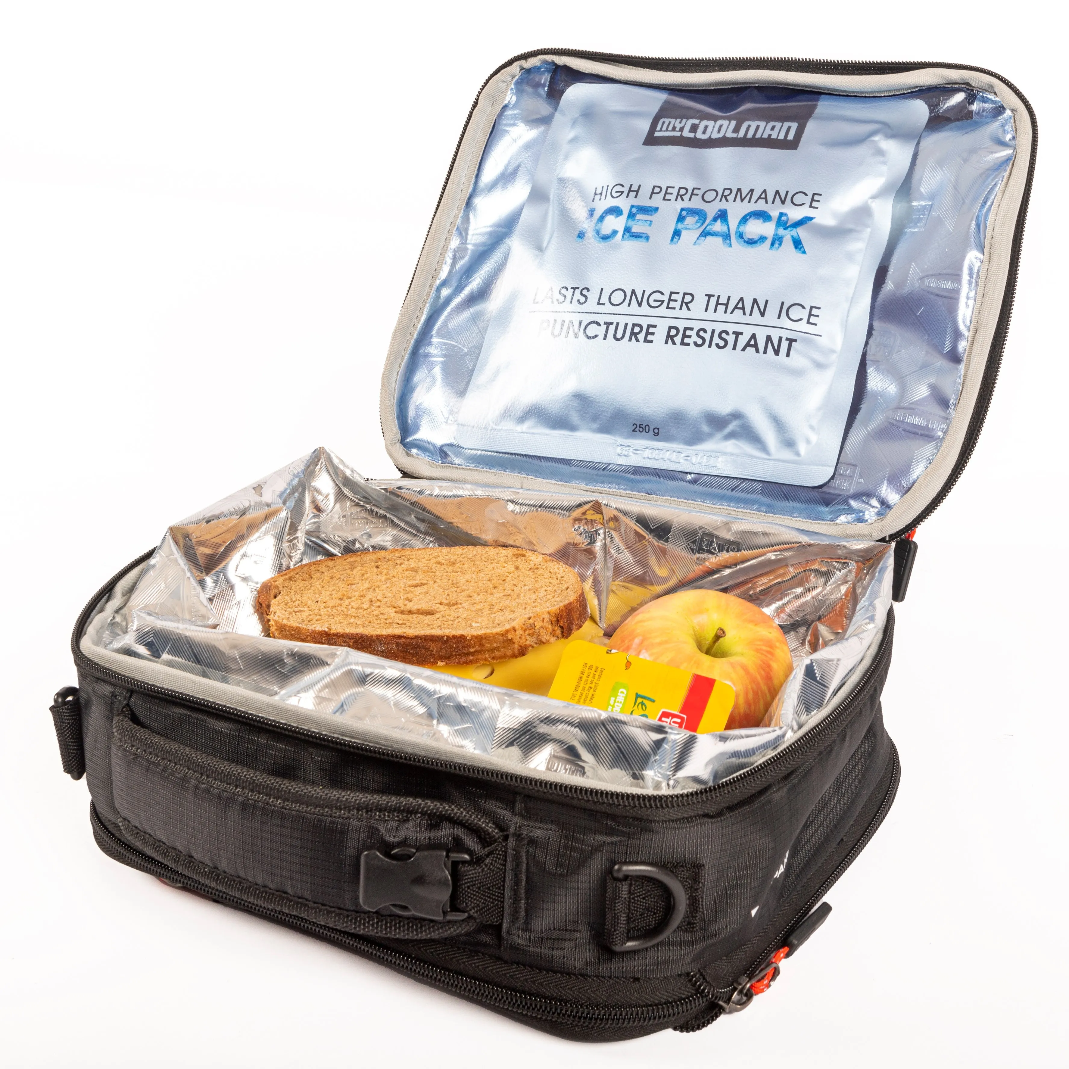 myCOOLMAN - Expandable Lunch Box With BONUS Ice Packs