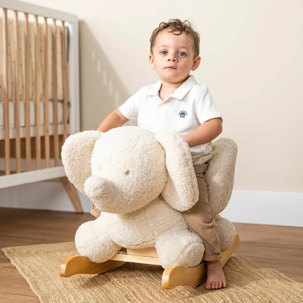 NATTOU Teddy Rocker Elephant Ecru