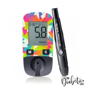 Neon Edges - Accu-chek Active Sticker