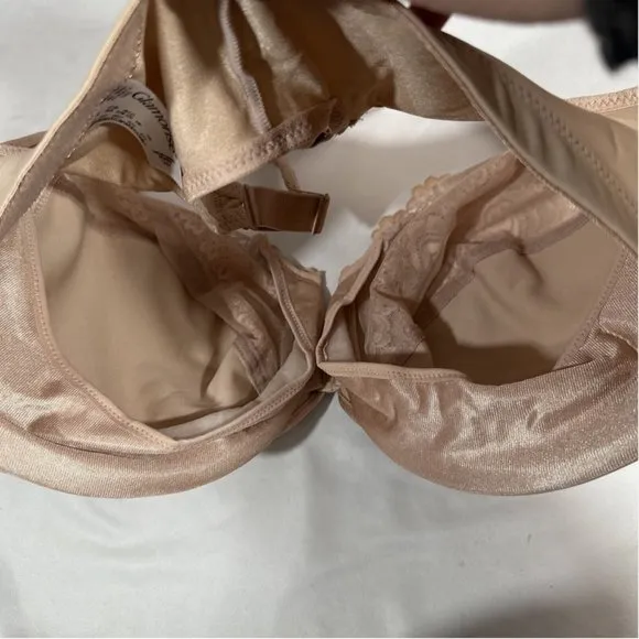 NEW $59 Glamorise [ 42F ] WonderWire Front-Closure Lace Bra in Black‎