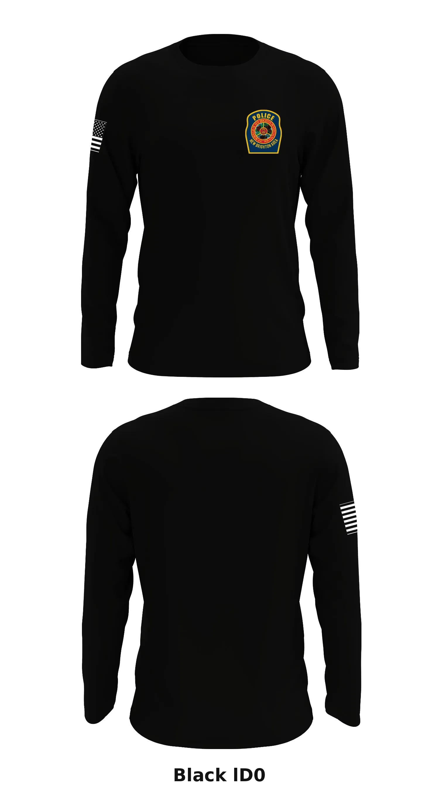 New Brighton Area Police Department Store 1 Core Men's LS Performance Tee - lD0