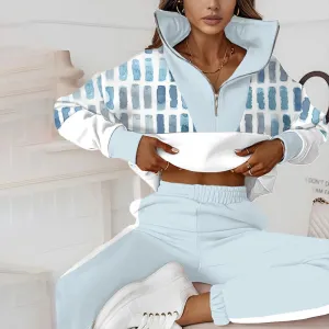 NEW Classy Blue and White Two Piece Set - Size XL - Retails $107 