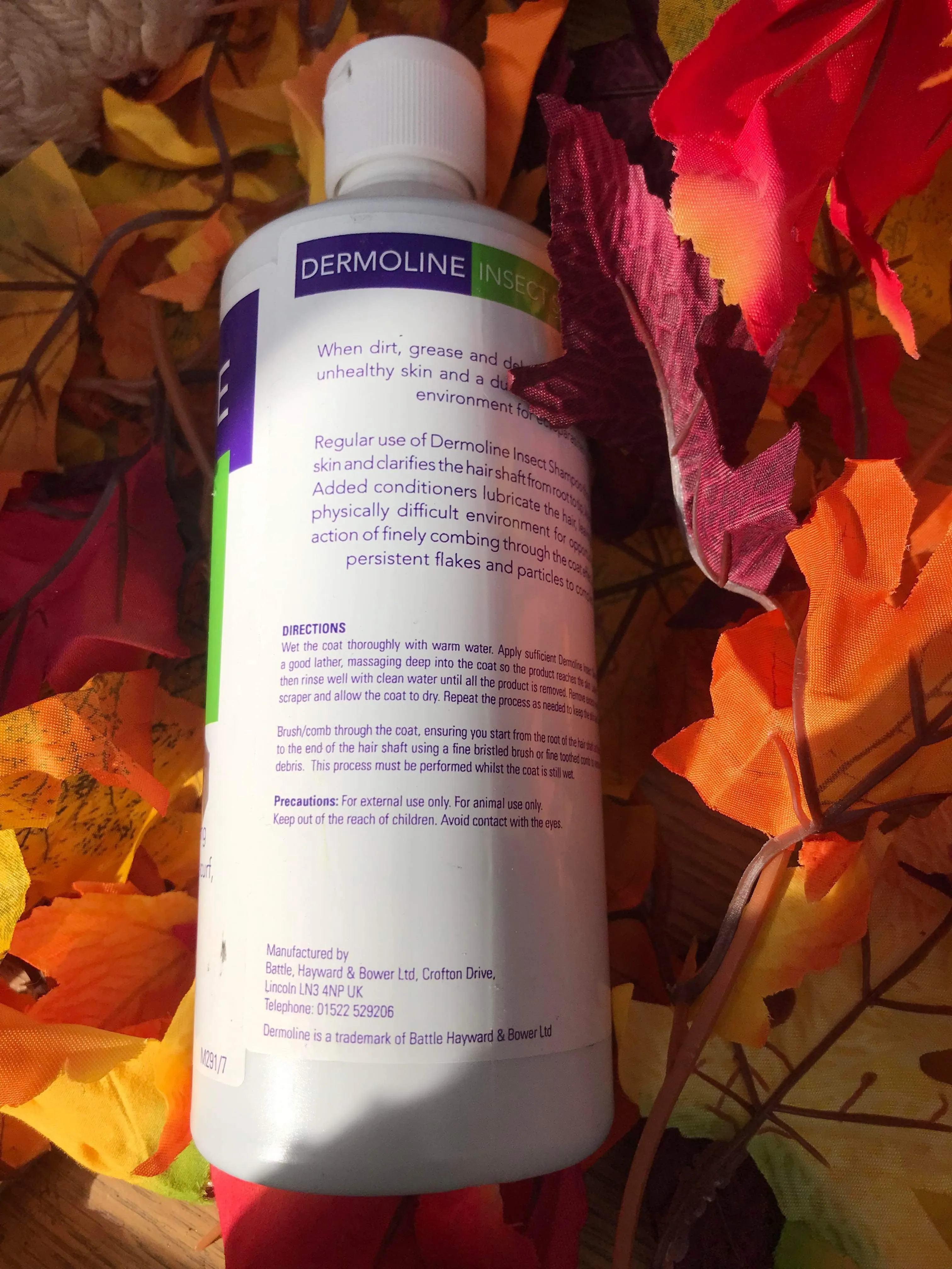 New dermoline insect shampoo for horses 500ml FREE POSTAGE❤️