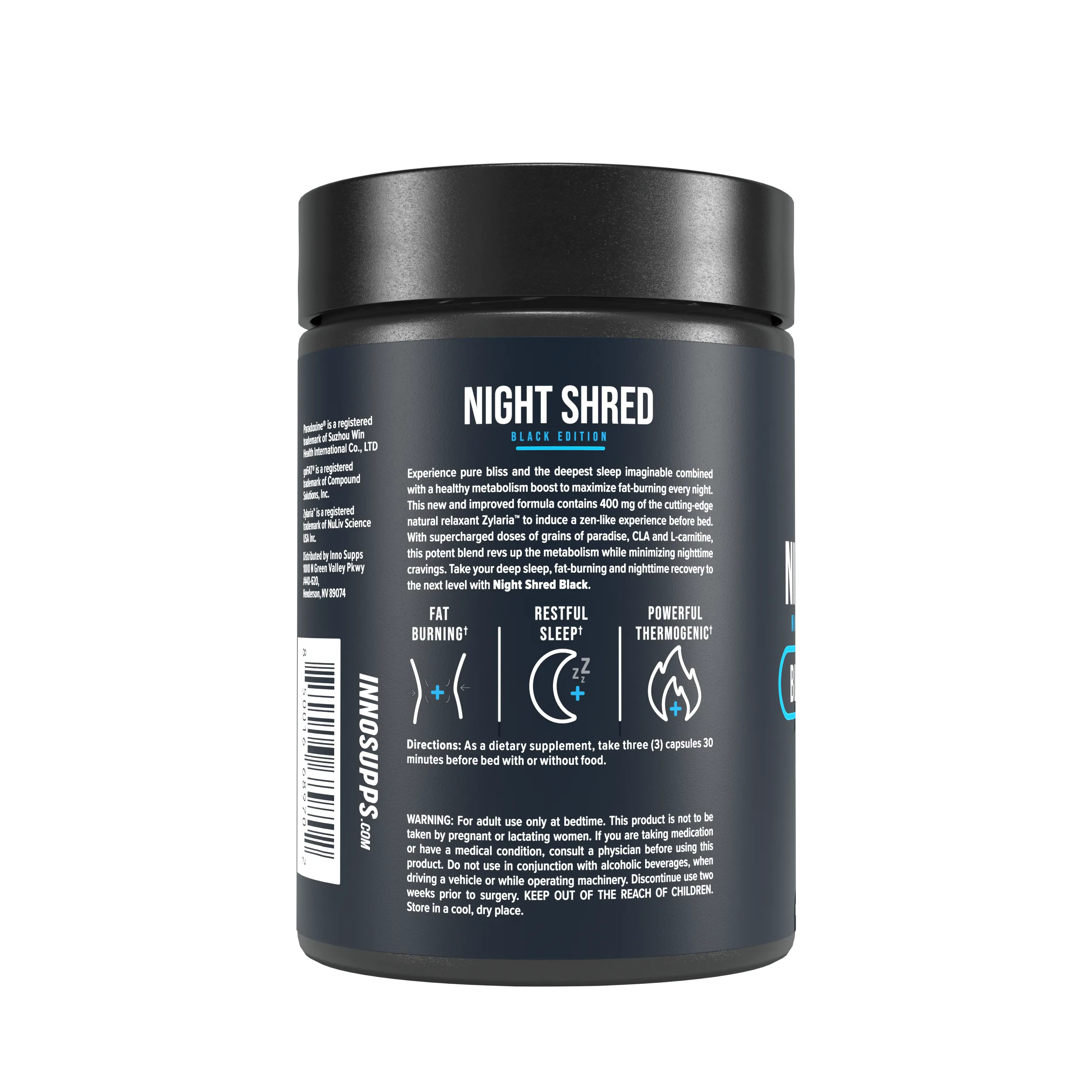 Night Shred Black, Full-Spectrum Reds & Greens