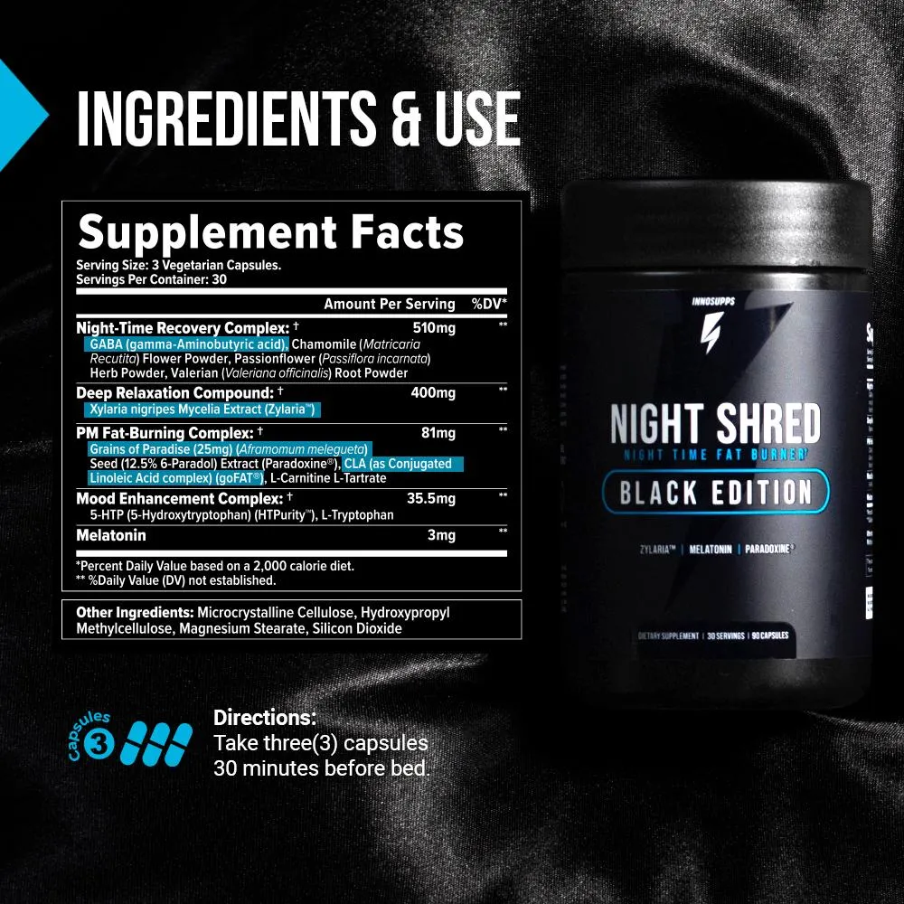 Night Shred Black, Full-Spectrum Reds & Greens