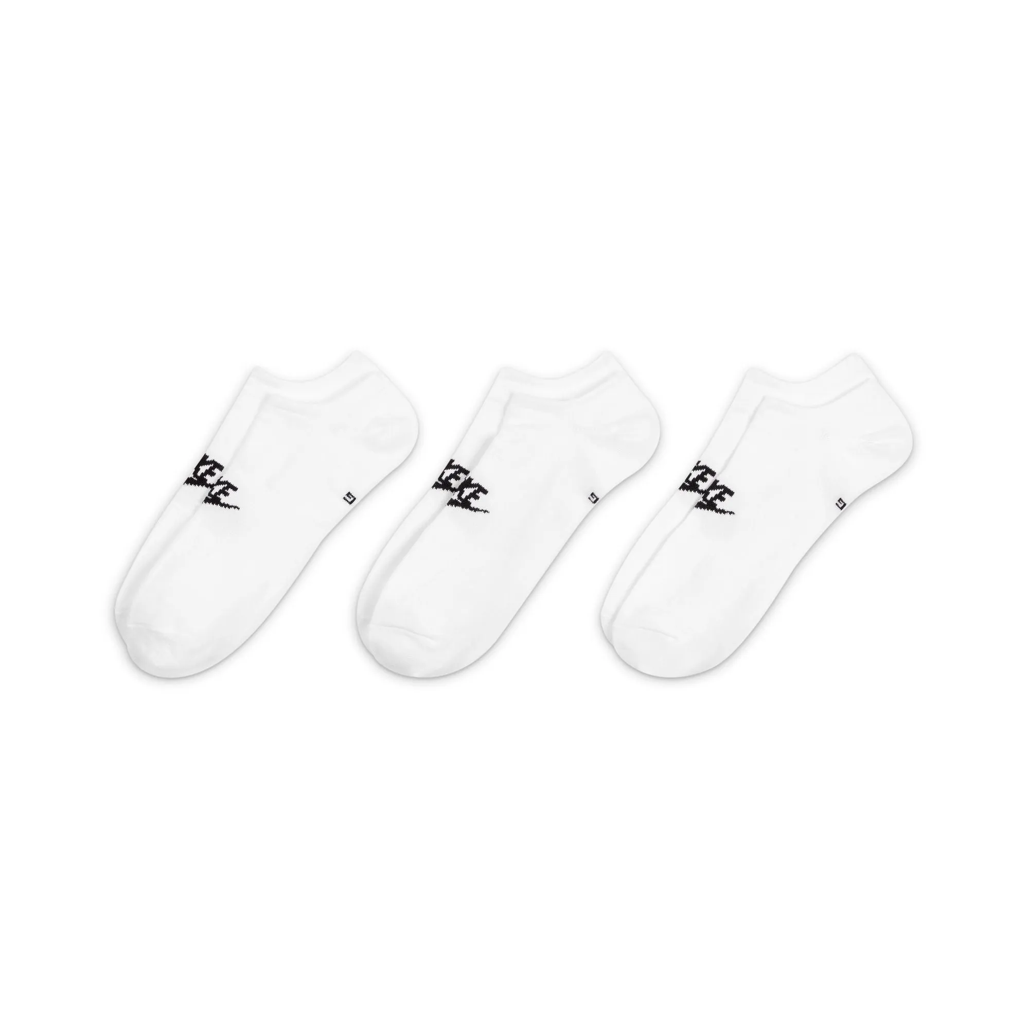 Nike Everyday Essential No Show 3 Pack Socks - White/Black