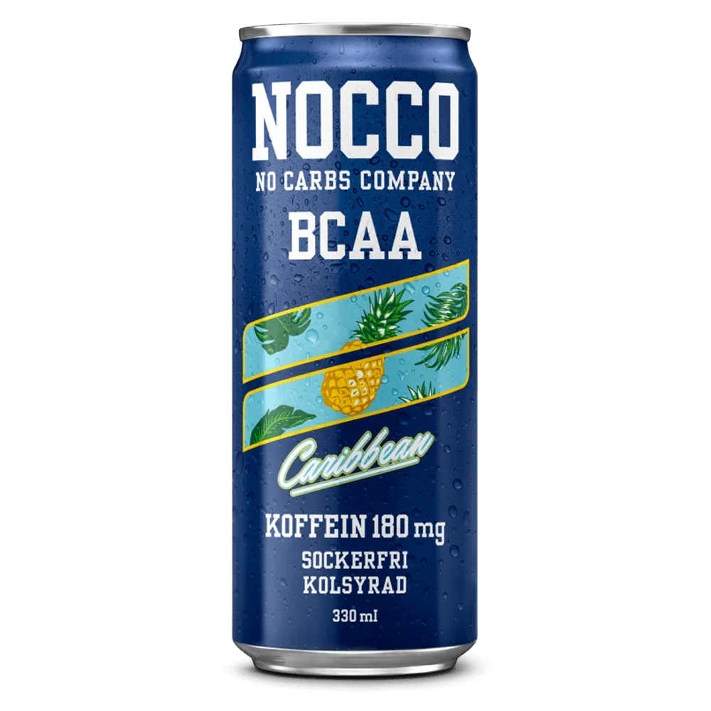 NOCCO BCAA Caribbean - 24x330ml. (inkl. SE pant)