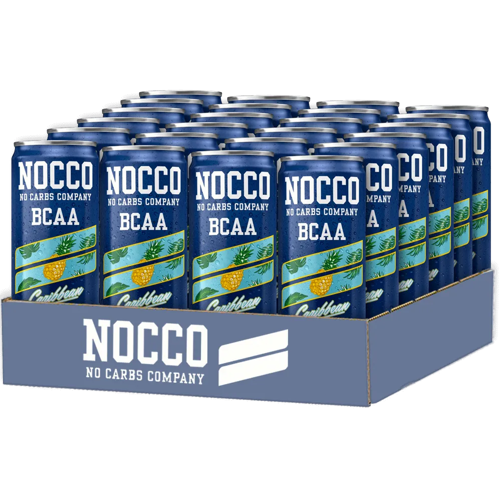 NOCCO BCAA Caribbean - 24x330ml. (inkl. SE pant)