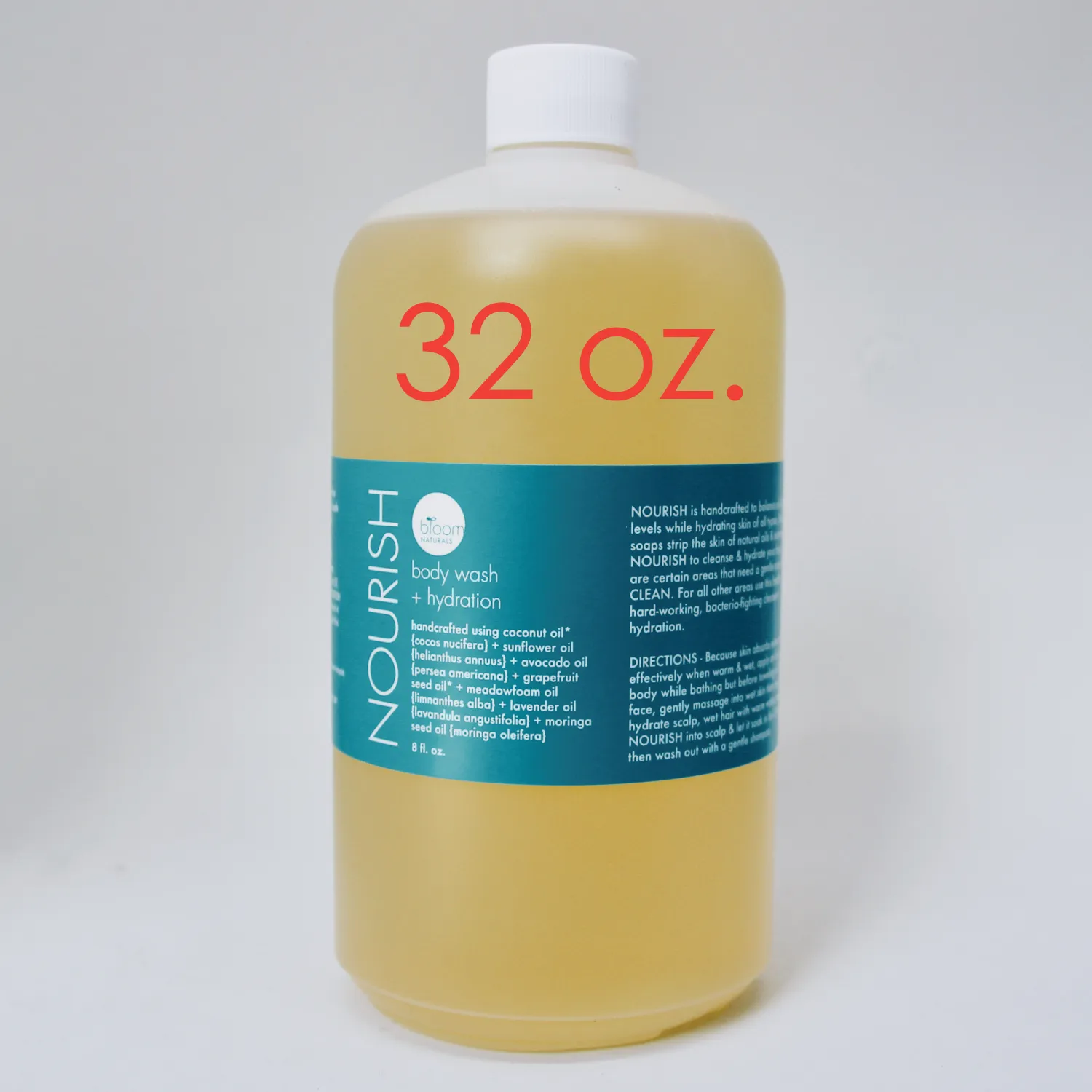 nourish | body wash & hydration | 32 oz.
