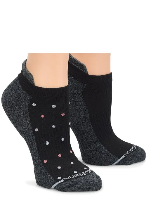 Nurse Mates Compression Socks Anklet 2/Pack