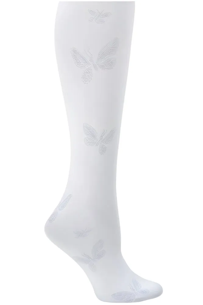 Nurse Mates Compression Socks Butterfly