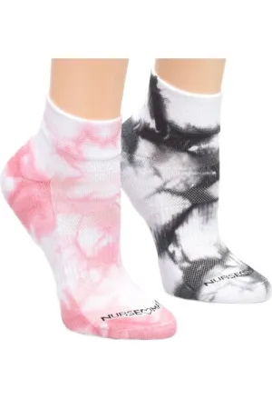 Nurse Mates Compression Socks Quarter Top 2/Pack