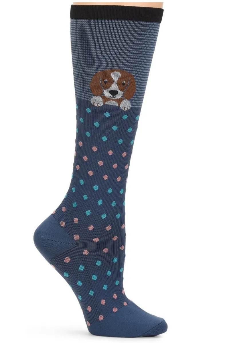 Nurse Mates Compression Socks Regular Calf Up To 17"