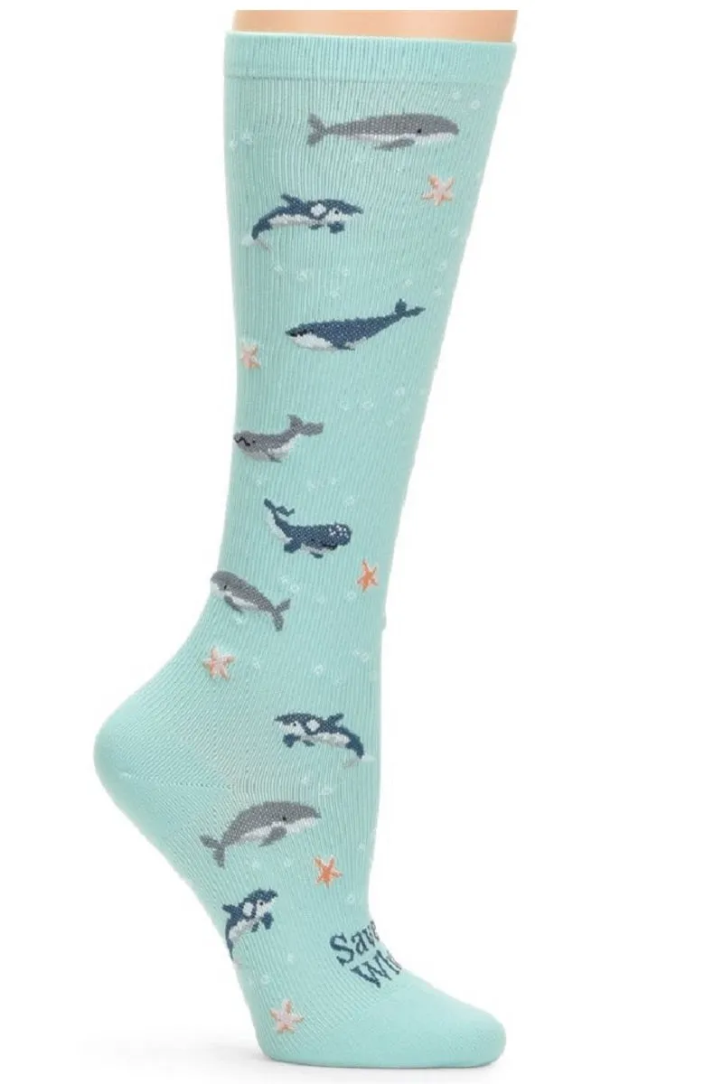 Nurse Mates Compression Socks Regular Calf Up To 17"