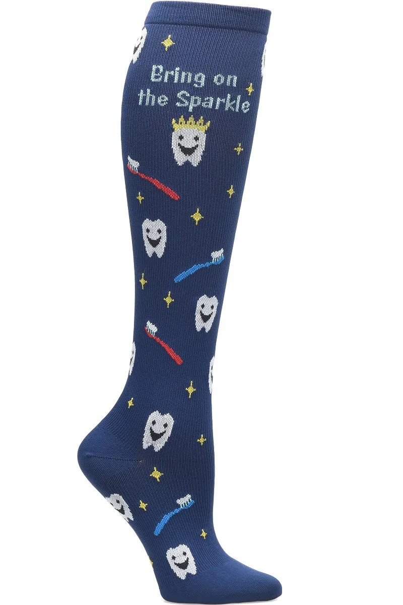 Nurse Mates Compression Socks Regular Calf Up To 17"