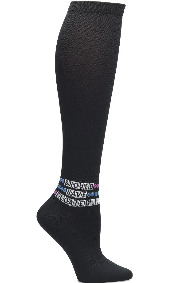 Nurse Mates Compression Socks Regular Calf Up To 17"