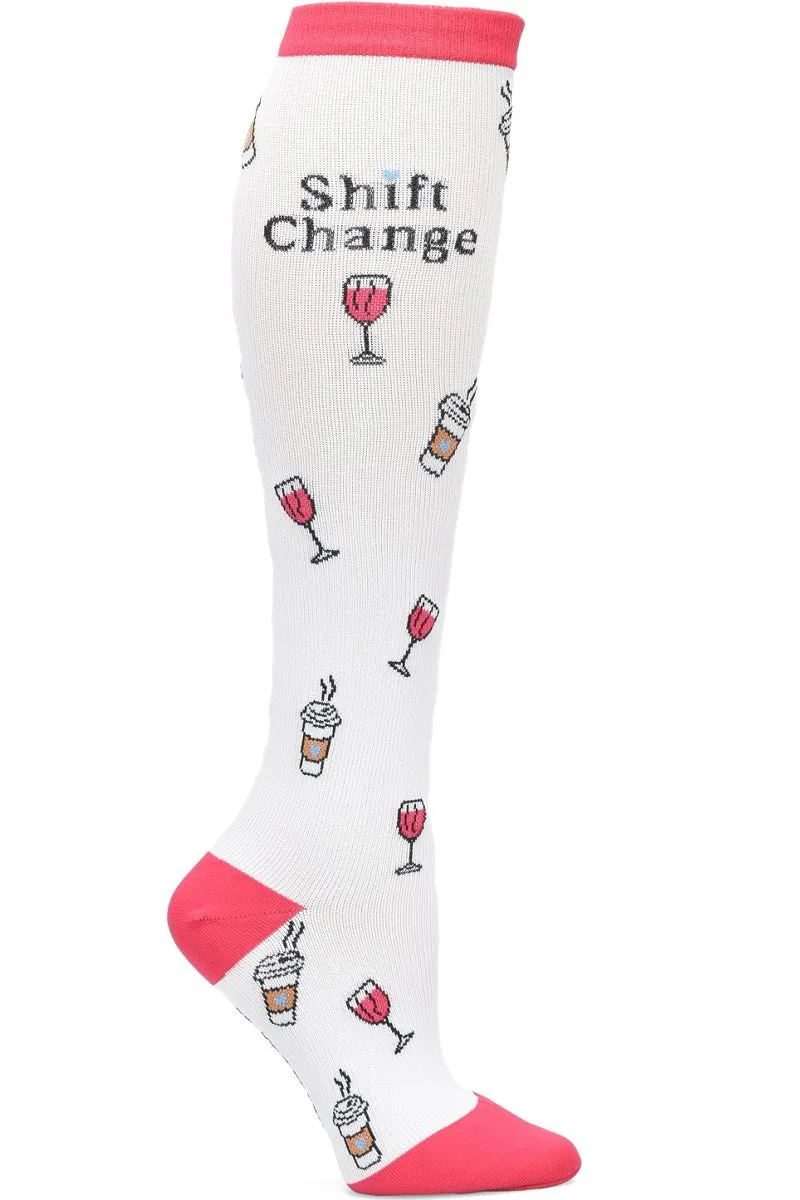 Nurse Mates Compression Socks Regular Calf Up To 17"
