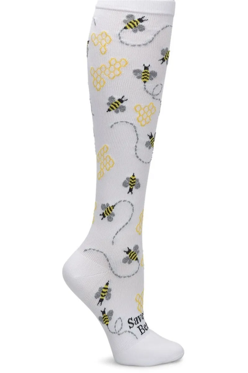 Nurse Mates Compression Socks Regular Calf Up To 17"