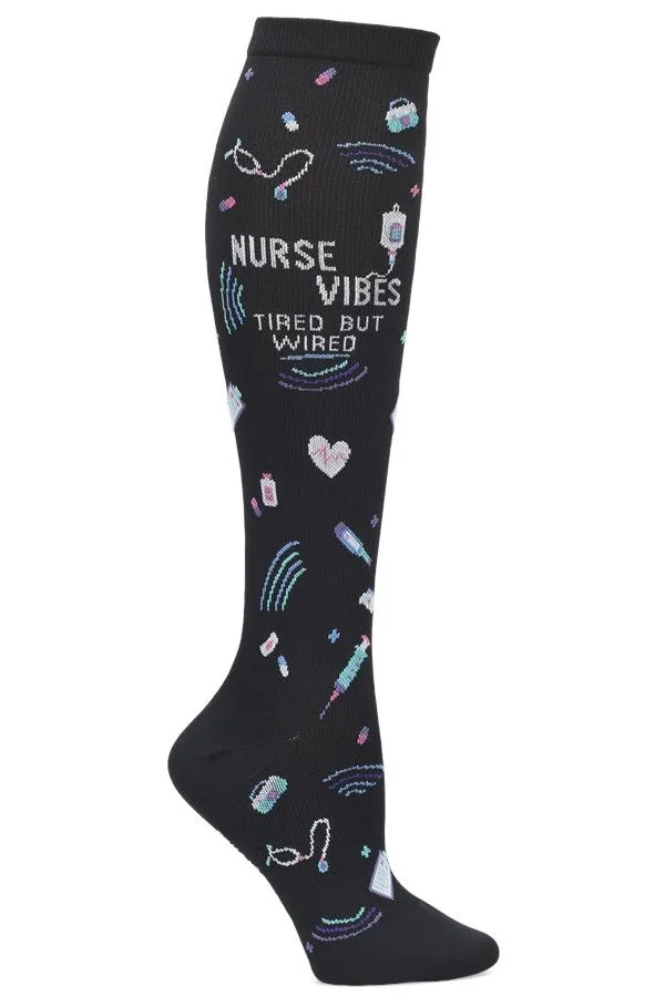 Nurse Mates Compression Socks Regular Calf Up To 17"