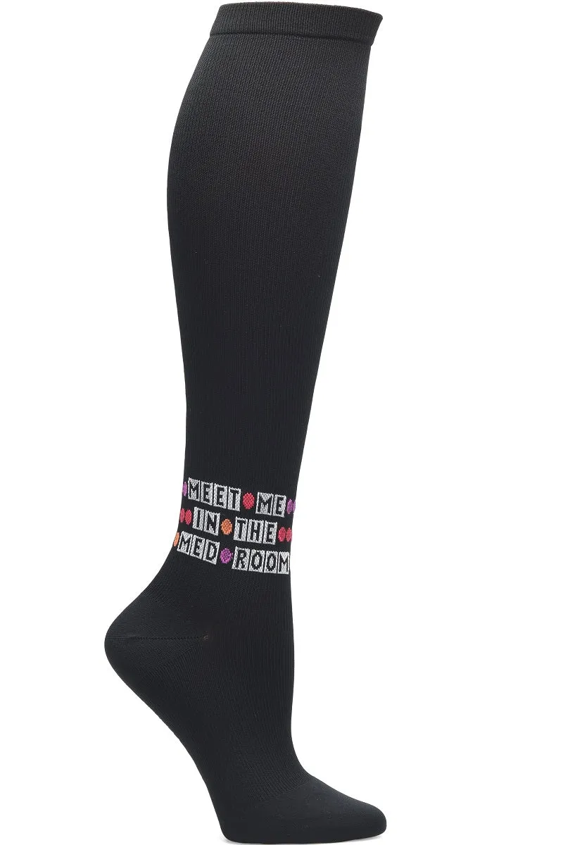 Nurse Mates Compression Socks Regular Calf Up To 17"
