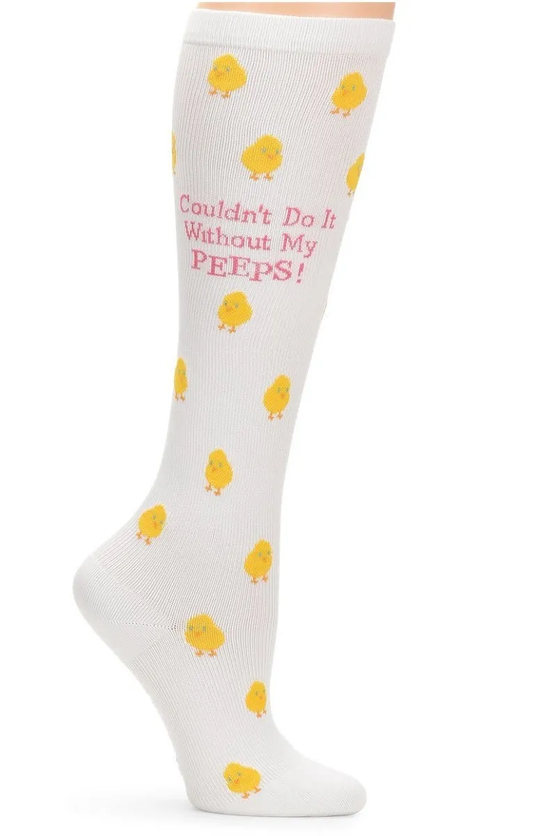 Nurse Mates Compression Socks Regular Calf Up To 17"
