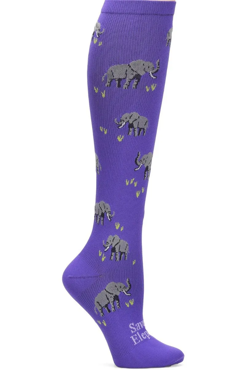 Nurse Mates Compression Socks Regular Calf Up To 17"