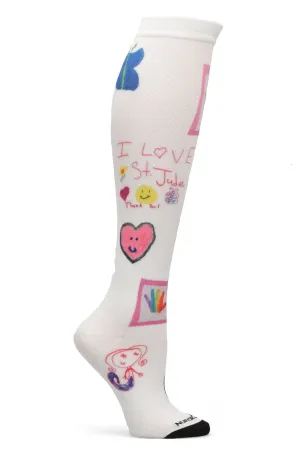 Nurse Mates Compression Socks Seamless 360° Regular Calf Up To 17"