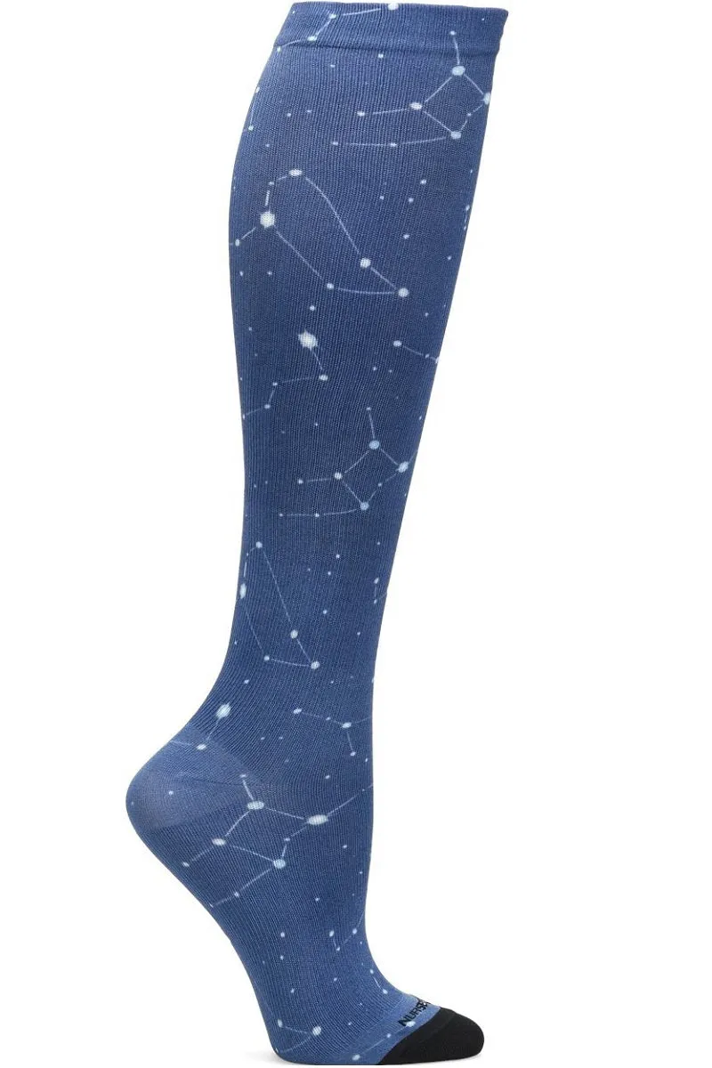 Nurse Mates Compression Socks Seamless 360° Regular Calf Up To 17"