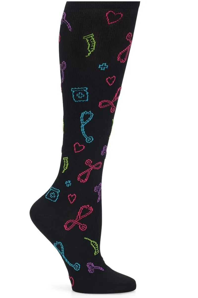 Nurse Mates Compression Socks Wide Calf Up To 22"